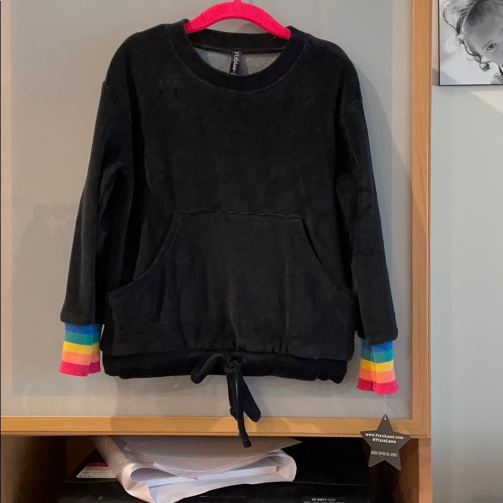 Pixielane velour sweatsuit